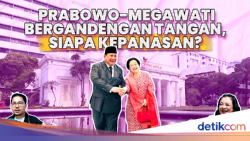 Makna Gandengan Tangan Prabowo-Megawati: Sinyal Politik Adem