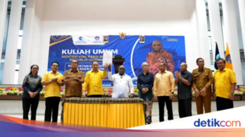 MenHAM: Kampus Harus Cetak Generasi Peka HAM, Tak Cuma Cerdas Akademik