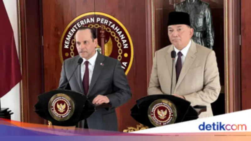Menhan RI dan Qatar Teken MoU, Bakal Gelar Latihan Militer Bersama