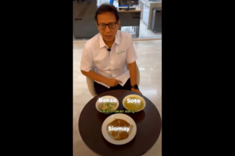 Menkes Budi Ungkap Kadar Garam Siomay, Soto Betawi, dan Bakso