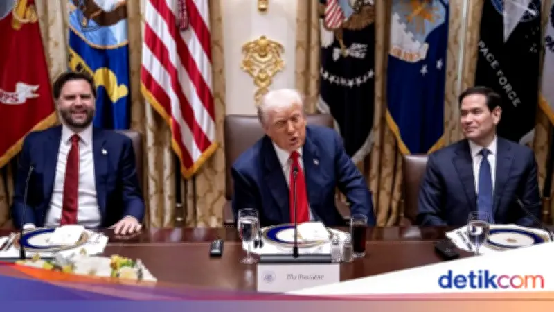 Menlu AS Marco Rubio Bela Trump yang Ketiduran Saat Rapat Kabinet