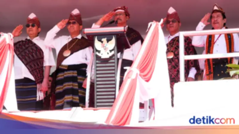 Mensos Pimpin Upacara Hari Lahir Pancasila di Ende, Ajak Wujudkan Nilai Pancasila