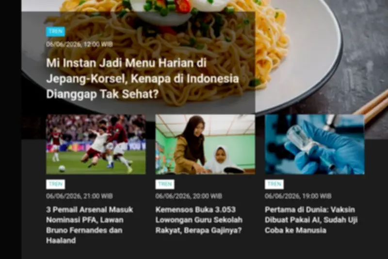 Mi Instan di Jepang dan Korsel Jadi Makanan Sehari-hari, Mengapa di Indonesia Dianggap Kurang Sehat?