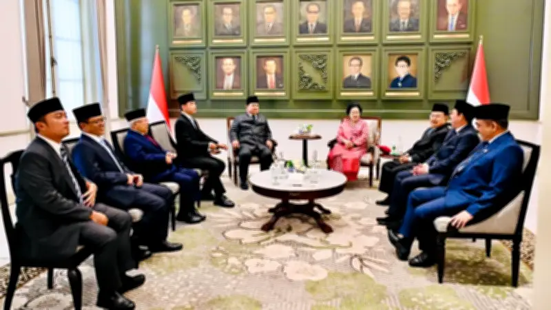 Momen Langka Prabowo-Gibran Duduk Bareng Megawati-JK di Hari Lahir Pancasila