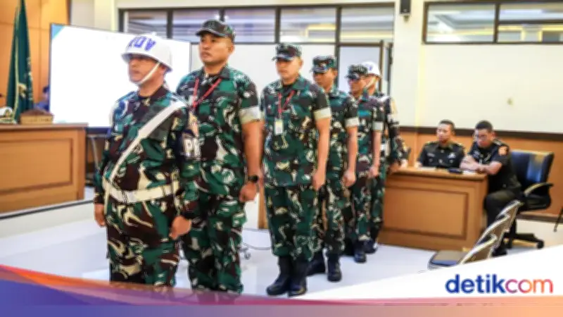 Oditur Tuntut 4 Prajurit TNI 2,5 Tahun Penjara di Kasus Andrie Yunus