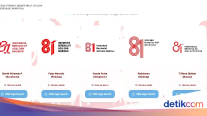 Pemerintah Rilis 5 Logo Terbaik HUT ke-81 RI, Publik Bisa Pilih