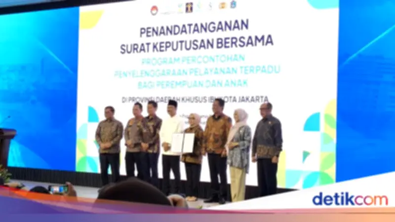 Pemerintah Teken SKB Layanan Terpadu Perempuan dan Anak di Jakarta