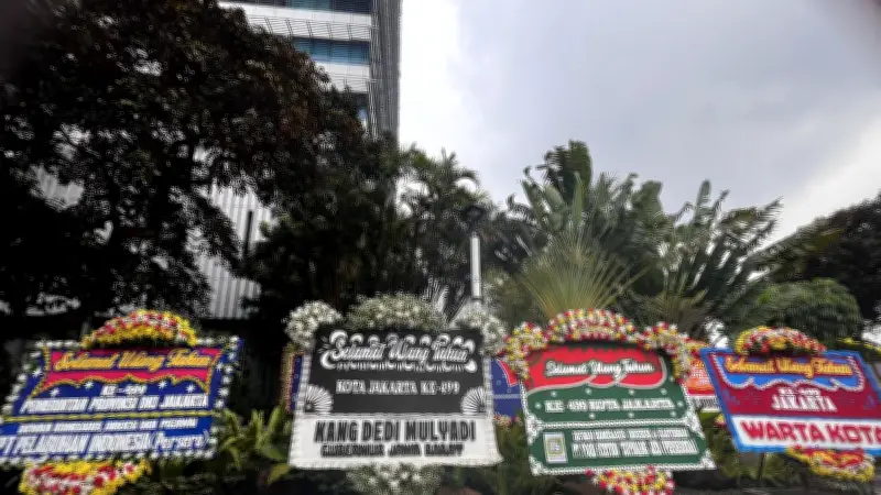 Pemprov DKI Santai Tanggapi Karangan Bunga Hitam Putih Dedi Mulyadi di HUT Jakarta
