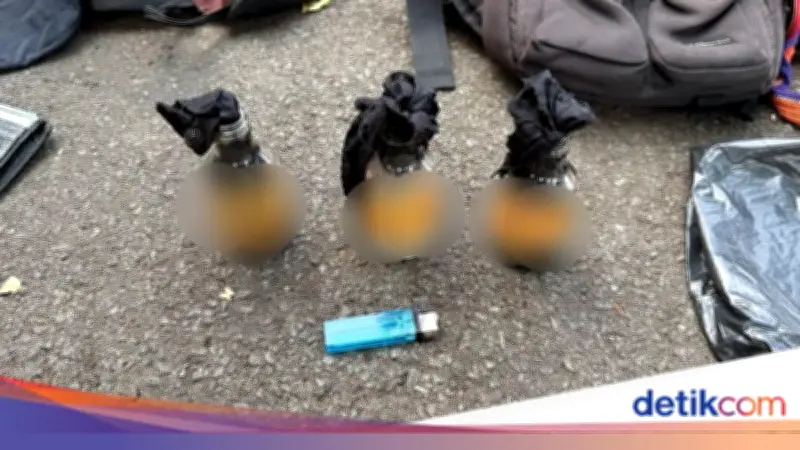 Polda Metro Tetapkan Tersangka Pembawa Molotov Saat Demo DPR