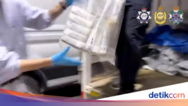 Polisi Australia Sita 2,7 Ton Kokain di Sydney, Pecahkan Rekor