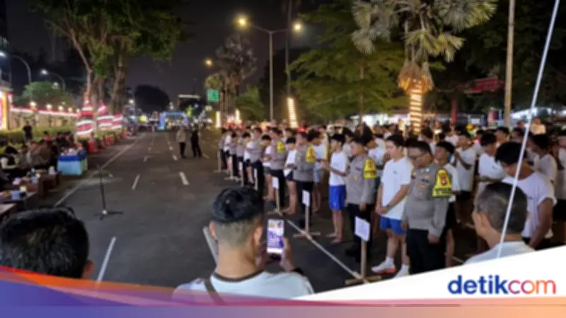 Polres Jakpus Gelar Night Run Meriahkan Hari Bhayangkara ke-80