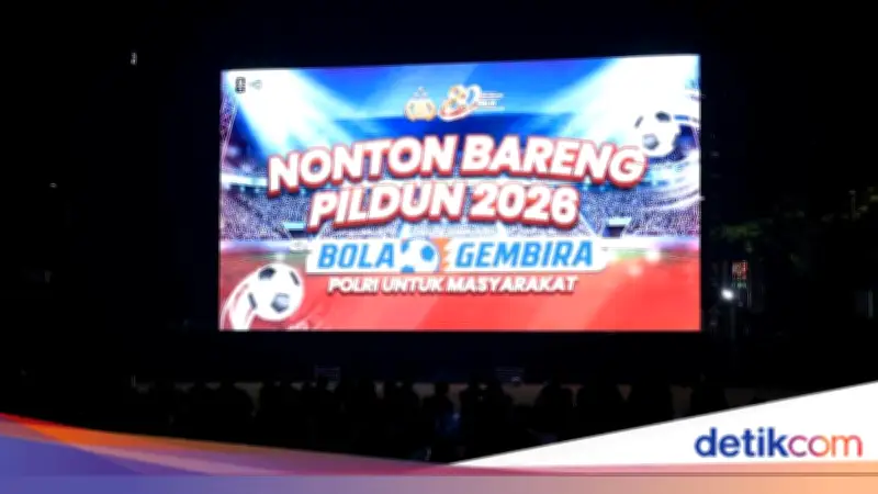 Polri Gelar Nobar Gratis Piala Dunia Serentak Se-Indonesia, Hadirkan Kegembiraan