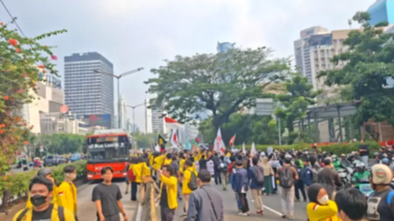 Polri Imbau Mahasiswa Hindari Demo di Bundaran HI karena Titik Vital