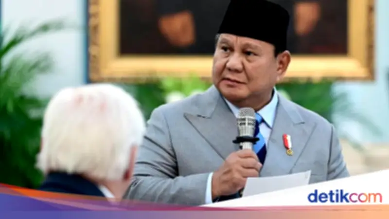 Prabowo Cerita Pengalaman Pelatihan di Jerman Tahun 1981 saat Jamu Presiden Steinmeier