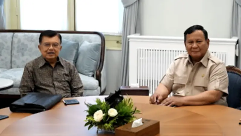 Prabowo dan Jusuf Kalla Bahas Energi dan Investasi Rp70 Triliun di Istana