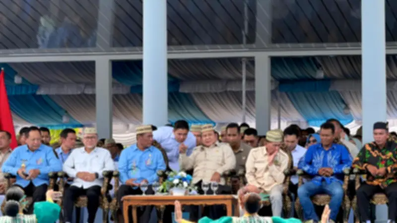 Prabowo Hadiri Puncak PENAS Petani Nelayan XVII di Gorontalo