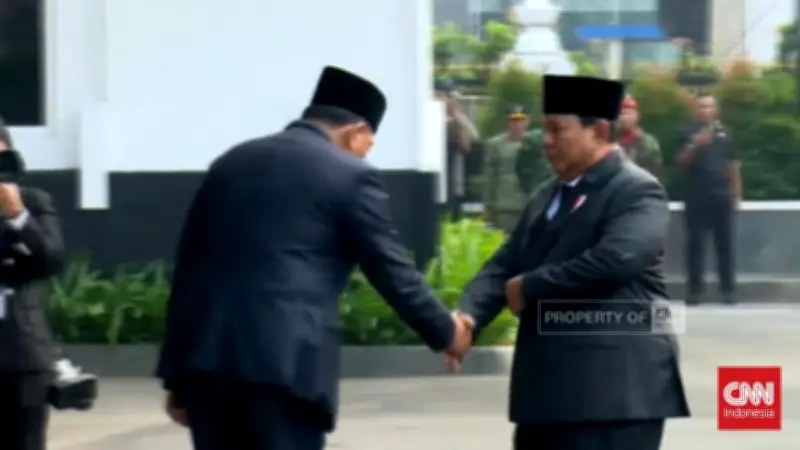 Prabowo Hadiri Upacara Persemayaman Ryamizard di Kemhan