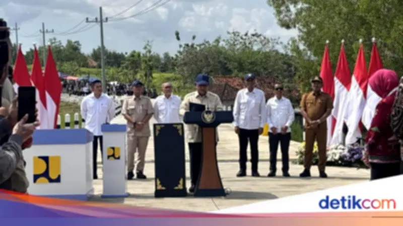 Prabowo Resmikan 1.151 Km Jalan Inpres, Ajak Pemda Rawat Bersama