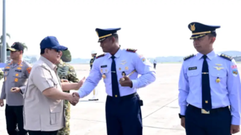 Prabowo Resmikan RSUD Krui dan Buka Munas HIPMI di Lampung