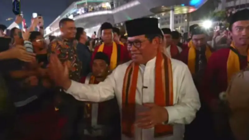 Pramono-Rano diiringi Tanjidor Hadiri Puncak HUT ke-499 Jakarta
