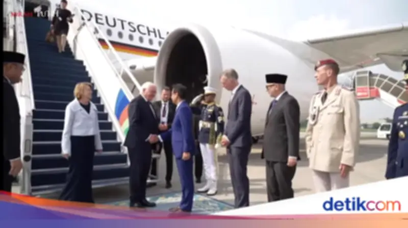 Presiden Jerman Frank-Walter Steinmeier Tiba di Jakarta Disambut Menkes
