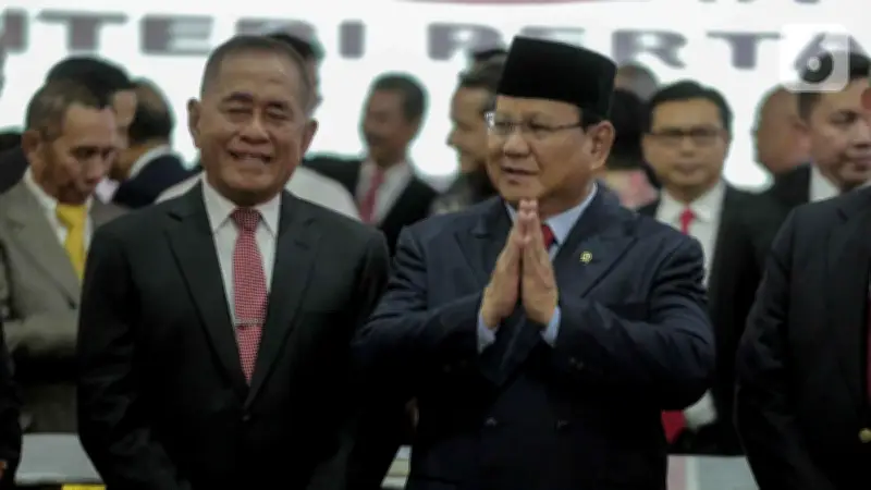Presiden Prabowo Hadiri Upacara Persemayaman Ryamizard Ryacudu di Kemhan