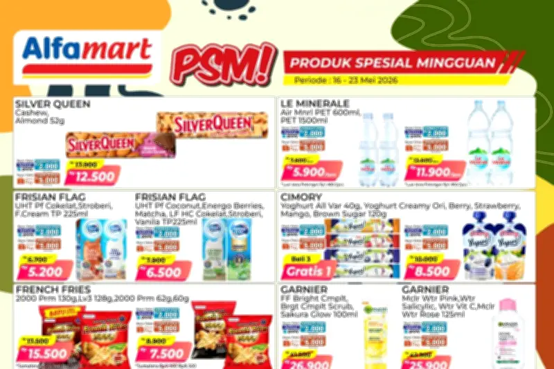 Promo Alfamart Hari Ini 13 Juni 2026: Diskon Minuman dan Susu