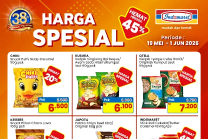 Promo Indomaret Hari Ini Jumat 19 Juni 2026: Diskon Produk Rumah Tangga