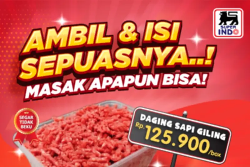 Promo Superindo Hari Ini 12 Juni 2026: Sembako Hemat dan Ambil Isi Sepuasnya