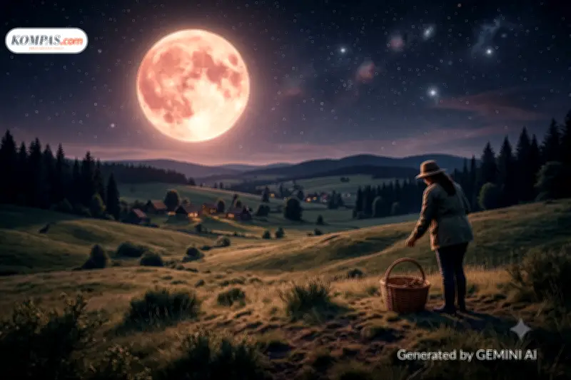 Puncak Strawberry Moon 2026 Terjadi 30 Juni, Bisa Dilihat Tanpa Alat