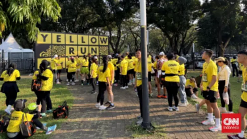 Ribuan Pelari Baju Kuning Penuhi GBK, Antusiasme Meriahkan Yellow Run 2026