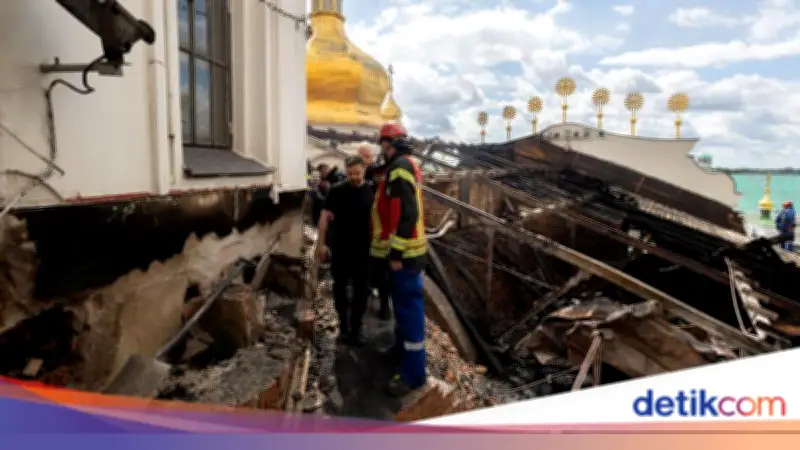 Rusia Serang Ukraina dengan Rudal dan Drone, 11 Tewas