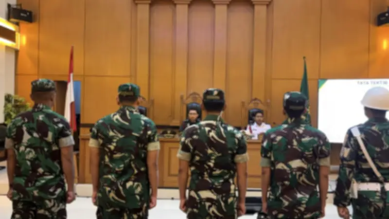 Sidang Vonis Andrie Yunus: Empat TNI Dihukum Berbeda, Maksimal 3 Tahun Penjara