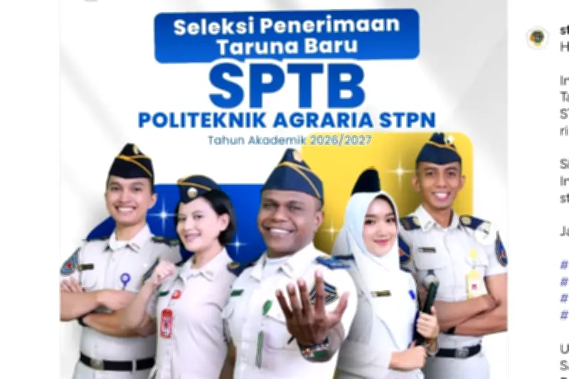 STPN Buka 350 Kursi untuk Lulusan SMA/SMK, Pendaftaran Mulai 25 Mei
