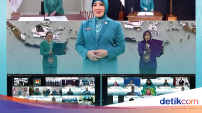 Tri Tito Karnavian Lantik Samantha Dewi sebagai Ketua TP PKK Jabar