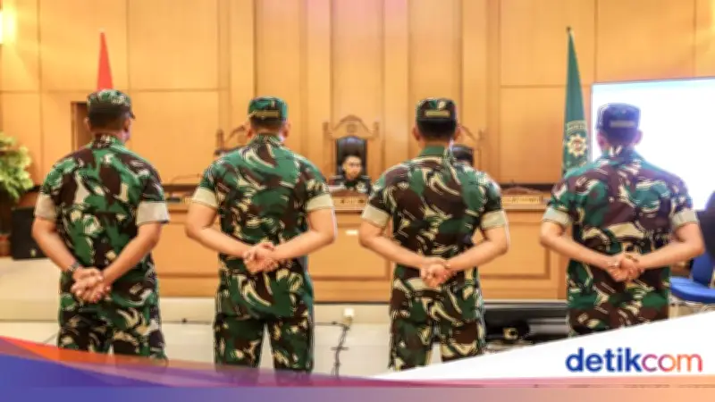 Vonis 4 Tentara Penyiram Air Keras ke Andrie Yunus: 1,5-3 Tahun Penjara
