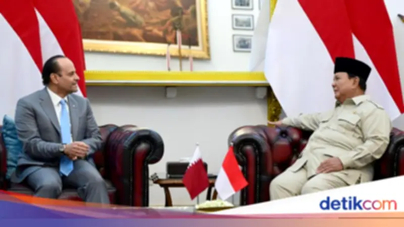 Wakil PM Qatar Temui Prabowo, Sampaikan Pesan Emir
