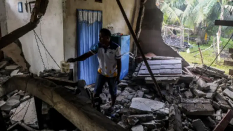 Warga Desa Kawio Terisolasi, Rumah Hancur Akibat Gempa Filipina