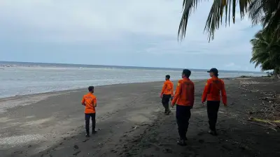 BPBD Sulut Tetap Siaga di Pesisir Antisipasi Gempa Susulan