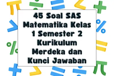 Contoh Soal SAS Matematika Kelas 1 Semester 2 Kurikulum Merdeka
