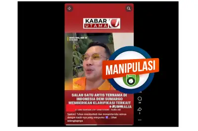 Denny Sumargo Jadi Korban Hoaks Dana Bantuan Australia untuk Kristen