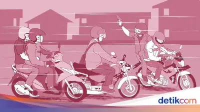 Detik-Detik Pria di Bogor Melawan Begal Motor Hingga Dibacok
