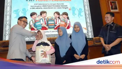 KWP dan BNI Salurkan 2.000 Paket Alat Sekolah untuk Anak Kurang Mampu