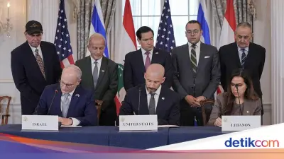 Lebanon-Israel-AS Teken Pakta Trilateral, Buka Jalan Damai