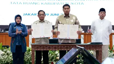 Mendagri dan Menteri PKP Teken SKB Percepat Pembangunan 3 Juta Rumah