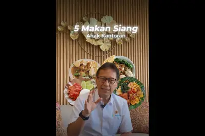 Menkes Beri Rating 5 Menu Makan Siang Kantoran, Mi Ayam Bakso Tertinggi