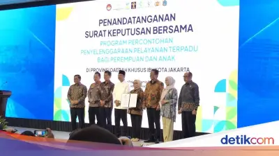 Pemerintah Teken SKB Layanan Terpadu Perempuan dan Anak di Jakarta