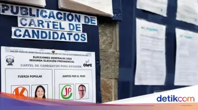 Peru Gelar Pilpres ke-9 dalam 10 Tahun, Pertarungan Sengit Sanchez vs Fujimori