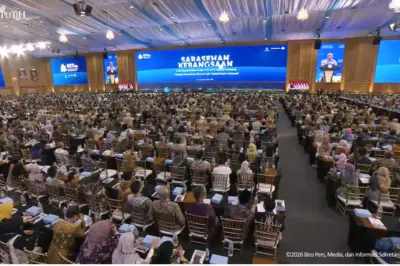 Prabowo Hadiri Sarasehan Kebangsaan KSTI 2026 Bahas Kemandirian Ekonomi