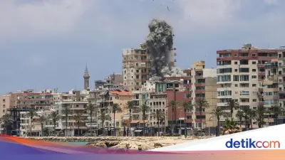 Rudal Israel Hantam Benteng Hizbullah di Beirut, 3 Tewas